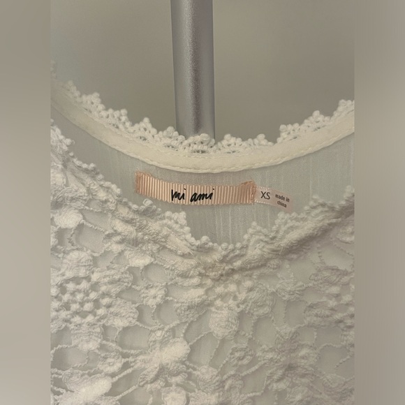 Francesca’s Morgan Crocheted Babydoll Top - Picture 7 of 8